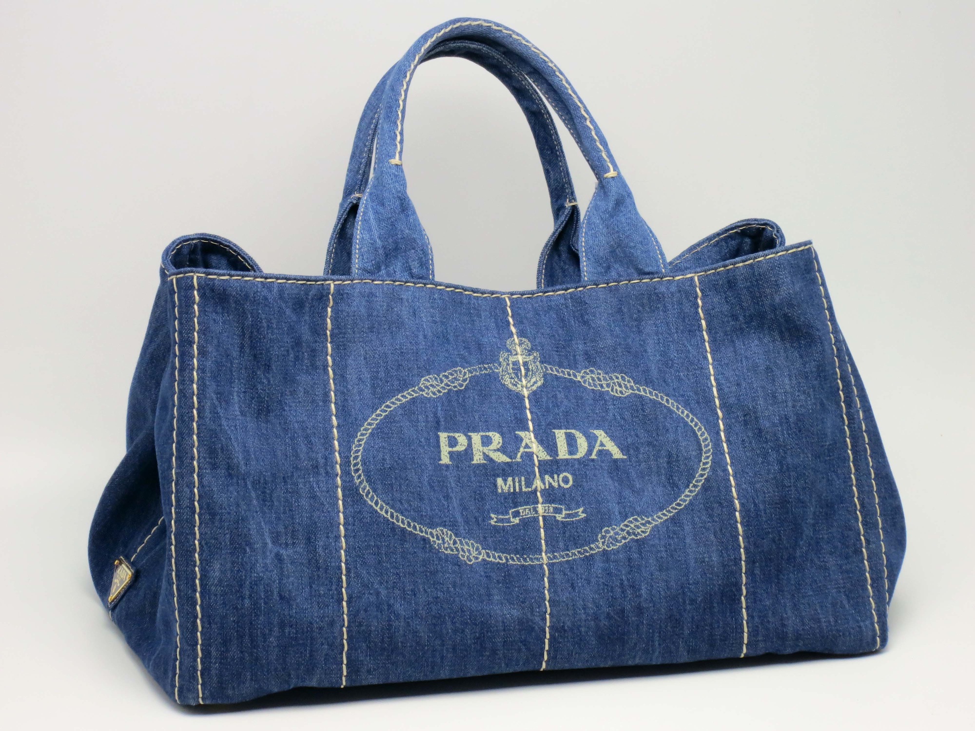 プラダのカナパ デニムトートバッグを出品しました！ | お知らせ | 京都 北区 質屋 コレクション・イソベ いそべ質店